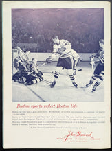 Load image into Gallery viewer, 1958-59 Boston Bruins Boston Garden Sports News Vintage Hockey Playoff Program