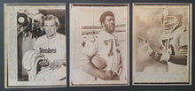 Load image into Gallery viewer, 3 Original NFL Football Wire Photos Jack Lambert Joe Greene Pittsburgh Steelers