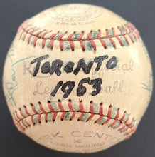 Load image into Gallery viewer, Toronto Maple Leafs International League Team Autographed Signed Baseball VTG