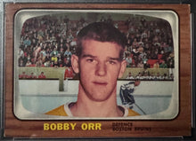 Load image into Gallery viewer, 1966 Topps #35 Bobby Orr Rookie Card PSA VG-EX 4 NHL Hockey Boston Bruins