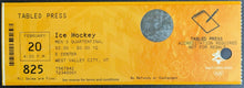 Load image into Gallery viewer, 2002 Salt Lake Olympics Press Ticket Men's Hockey Quarterfinal Canada Finland