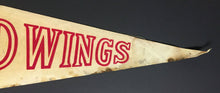Load image into Gallery viewer, 1967 Detroit Red Wings NHL Team Photo Felt Pennant Vintage Hockey Henderson Howe