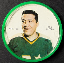 Load image into Gallery viewer, 1968/69 Bob McCord Minnesota North Stars Shirriff NHL Hockey Coin Short Print