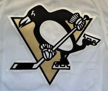 Load image into Gallery viewer, 2014-15 Jayson Megna Pittsburgh Penguins Game Worn Hockey Used Jersey NHL COA