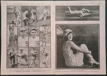 Load image into Gallery viewer, 1919 Police Gazette Journal Chicago Black Sox Photo World Series Baseball VTG