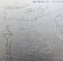Load image into Gallery viewer, 1962/1963 Toronto Maple Leafs Stanley Cup Team Autographed Facsimile Metal Tray