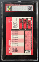 Load image into Gallery viewer, 1989-90 Fleer #21 Michael Jordan Basketball Card KSA 8 NMM Vintage Chicago Bulls