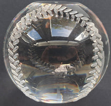 Load image into Gallery viewer, 1997 World Series Gala Gift Tiffany & Co. Crystal Baseball in Original Box MLB
