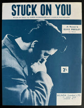 Load image into Gallery viewer, 1960 Elvis Presley Sheet Music Stuck On You Aaron Schroeder J. Leslie McFarland
