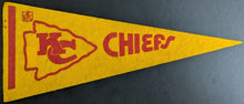 Load image into Gallery viewer, 1970 Kansas City Chiefs NFL 12" Mini Vintage Pennant Souvenir Memorabilia