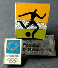 Load image into Gallery viewer, 2004 Athens Summer Olympics Original Closing Ceremony Pins Lanyard Light IOC Vtg