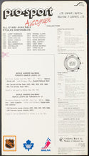 Load image into Gallery viewer, 1986/87 Pro-Sport Autograph Watch NHL Player Backing Cards Lemieux Messier Vtg