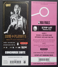 Load image into Gallery viewer, 2019 NBA Finals Game 6 Ticket Toronto Raptors Golden State Warriors Basketball