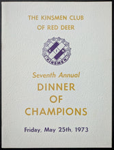 Load image into Gallery viewer, 1973 Multi-Signed x10 Kinsmen Club Autographed Celebrity Dinner Program LOA Vtg