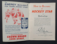 Load image into Gallery viewer, 1936 How To Become A Hockey Star Tommy Gorman Vintage Instructional NHL Booklet