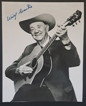 Load image into Gallery viewer, Wilf Carter Autographed Signed B&W 8x10 Photo Country Music Star Vintage