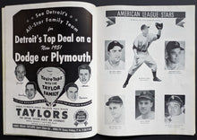 Load image into Gallery viewer, 1951 MLB All Star Game Program Jackie Robinson Joe DiMaggio Ted Williams Vintage