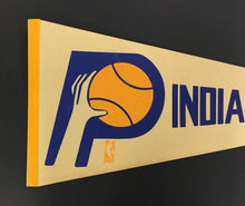 Load image into Gallery viewer, 1970 Indiana Pacers Pennant Vintage NBA Basketball 30" Sharp Tip