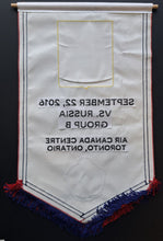 Load image into Gallery viewer, 2016 World Cup Of Hockey Official Banner Tournament Issued Sewn Team Finland