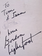 Load image into Gallery viewer, 1976 Gordon Lightfoot Personalized Signed Autographed Album JSA Authenticated