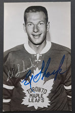 Load image into Gallery viewer, Ed Shack Autographed Signed Postcard Toronto Maple Leafs VTG NHL Hockey