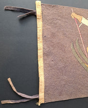 Load image into Gallery viewer, 1932 Winter Olympics Vintage Pennant Lake Placid Olympic Rings Skiing Banner LOA