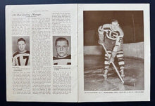 Load image into Gallery viewer, 1939 Stanley Cup Semi-Final Boston Garden Playoff Program Hockey NHL Bruins