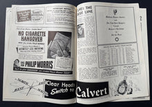 Load image into Gallery viewer, 1948 New York Rangers Program Insert/Lineup + Photo Edgar Laprade Signed Cover