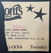 Load image into Gallery viewer, Circa 1970s Joe Crocker Type 1 Photo and Ticket Stub Toronto Show Singer Music