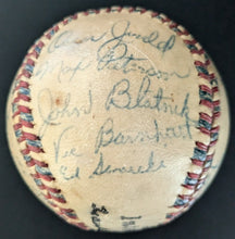 Load image into Gallery viewer, 1949 Toronto Maple Leafs Team Signed International League Baseball Autographed