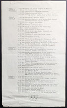 Load image into Gallery viewer, 1932 Los Angeles Summer Olympic Games VIP Itinerary Historic Sports Vintage