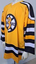 Load image into Gallery viewer, Boston Bruins Big B Yellow Replica NHL Hockey Jersey XXL Custom Crafted #29