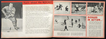 Load image into Gallery viewer, 1963 Maurice Richard Hockey Instructional Booklet NHL Montreal Canadiens Vintage