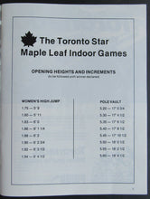 Load image into Gallery viewer, 1980 Toronto Star Maple Leaf Indoor Games Program + PM Trudeau Type 1 Photo
