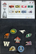 Load image into Gallery viewer, 2012 CFL 100th Grey Cup Complete Fan Set Original Wood Case Toronto Argonauts