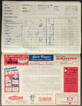 Load image into Gallery viewer, 1966 San Francisco Giants Cincinnati Reds Candlestick Park Baseball Game Program