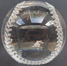 Load image into Gallery viewer, 1997 World Series Gala Gift Tiffany & Co. Crystal Baseball in Original Box MLB