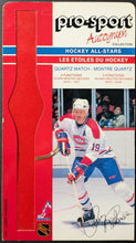 Load image into Gallery viewer, 1986/87 Pro-Sport Autograph Watch NHL Player Backing Cards Lemieux Messier Vtg
