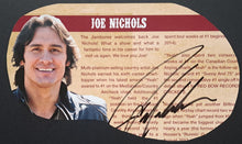 Load image into Gallery viewer, Joe Nichols Signed Autographed Photo Cut Country Singer Songwriter Music