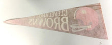 Load image into Gallery viewer, 1970s NFL Cleveland Browns Full Size Vintage Football Team Logo Pennant