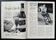 Load image into Gallery viewer, 1963 Boston Garden Program Toronto Maple Leafs Boston Bruins NHL Vintage