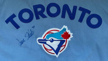 Load image into Gallery viewer, Dave Stieb Autographed Toronto Blue Jays Signed Baseball Majestic Jersey AJS COA