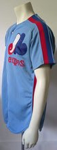Load image into Gallery viewer, 1986 Andres Galarraga Game Used Montreal Expos Baseball Jersey Grey Flannel LOA