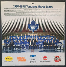 Load image into Gallery viewer, 1997/98 Toronto Maple Leafs Mats Sundin Signed Autographed NHL Hockey Calendar