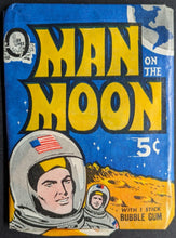 Load image into Gallery viewer, 1969 Man on the Moon Sealed Unopened Trading Card Wax Pack O Pee Che Vintage