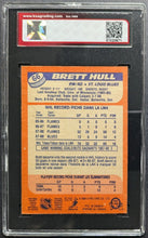 Load image into Gallery viewer, 1988-89 O-Pee-Chee Brett Hull #66 Rookie Card NHL Slabbed + Graded 7.5 NM+ KSA