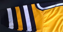 Load image into Gallery viewer, Boston Bruins Big B Yellow Replica NHL Hockey Jersey XXL Custom Crafted #29
