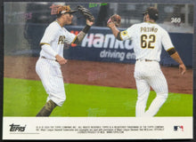 Load image into Gallery viewer, 2020 Topps Luis Patino Baseball Card MLB NL Wild Card Series San Diego Padres
