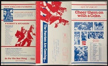 Load image into Gallery viewer, 1981 New England Patriots Vintage NFL Season Ticket Brochure Full Team Photo