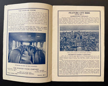 Load image into Gallery viewer, 1926 Detroit Sight Seeing Brochure Bus Wonder Tours Souvenir Book Cadillac Hotel